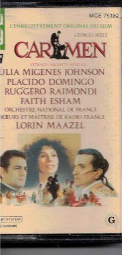 Cassette Audio Georges Bizet / Julia Migenes Johnson * , Placido Domingo , Ruggero Raimondi , Faith Esham , Lorin Maazel , Orchestre National De France , –Carmen (Extraits)