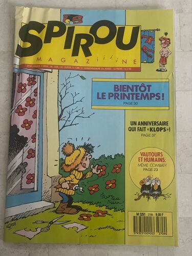 Spirou Magazine N°2709 - 52e Année - Bientôt Le Printemps ! | Klops | Vautours & Humains : Même Combat ? _ 