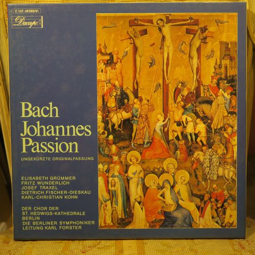 Johann Sebastian Bach Johannes-Passion The St. John Passion Karl Forster Wunderlich Fischer-Dieskau, Christa Ludwig