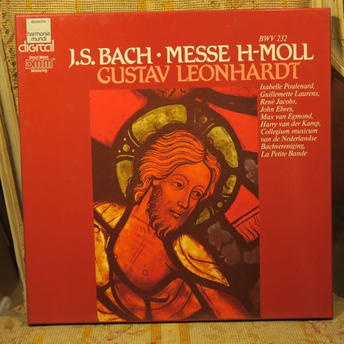 J.S. Bach Messe H-Moll / Mass B Minor Bwv 232 Leonhardt Poulenard, Laurens, Jacobs, John Elwes