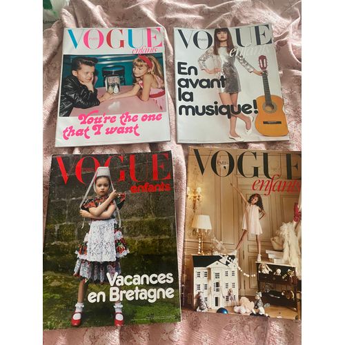 Lot Magazine Vogue Enfant