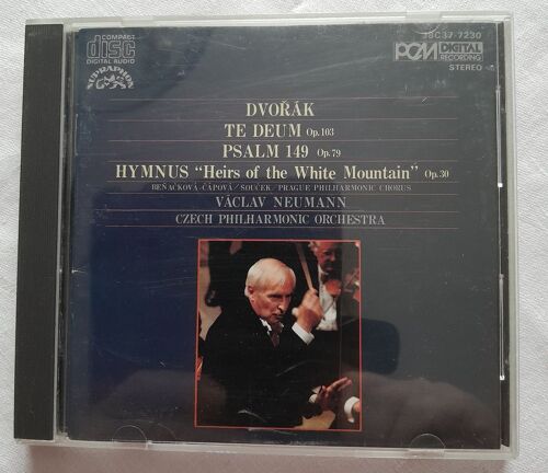 Dvorak Te Deum, Psaume Et Hymne. Import Japonais. Import Japonais. Envoi Uniquement En Prépayé Colis Relais Ou Mondial Relais Et Shop To Shop.