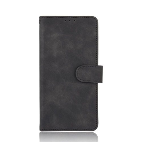 Étui Pour Samsung Galaxy M11 Coque En Cuir Folio Flip Housse De Protection Avec Porte-Cartes Kickstand Protection Complète Insertion De Carte - Noir