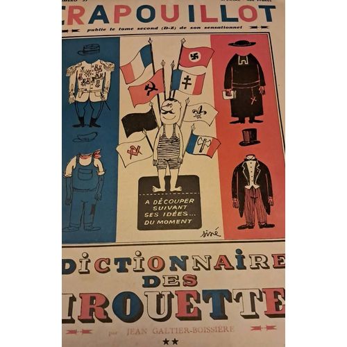 Crapouillot Hors-Série N° 37/1957 : Dictionnaire Des Girouettes Tome 2