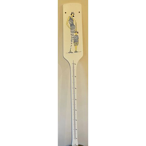 Toise En Bois En Forme De Rame, 120 Cm Pour Chambre D'enfant - Échelle De 80 Cm À 150 Cm - Thème Matelot