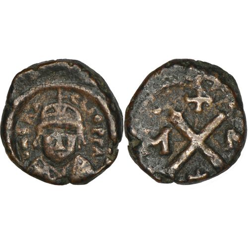 Byzance - Decanummium - Heraclius - 614 Ad - Grand X - Carthage - Bc.879 - 24-419