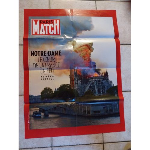 Affiche Paris-Match Notre Dame De Paris