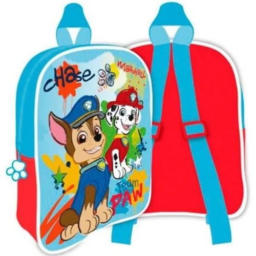 sac d'école cartable pat patrouille Marcus et Chase 28 cm multi couleur