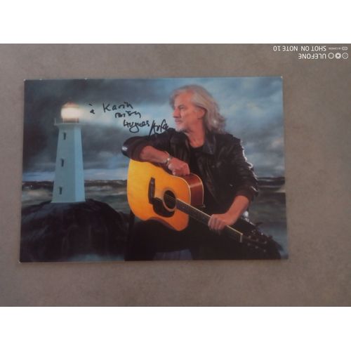 Photo Dédicacée / Autographe Hugues Auffray