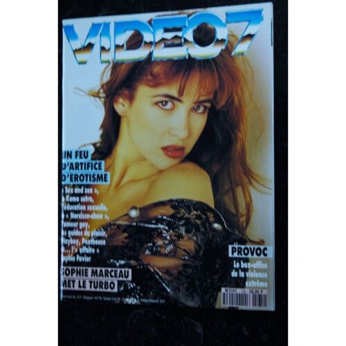 Video 7 135 Juillet 1993 Cover Sophie Marceau Erotisme Fabrice Luchini + Cahier X