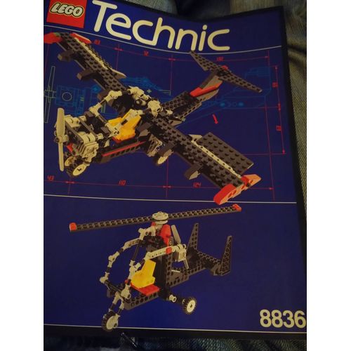 LEGO Technic 8836 Guide de construction + 8720 Avion hélicoptère