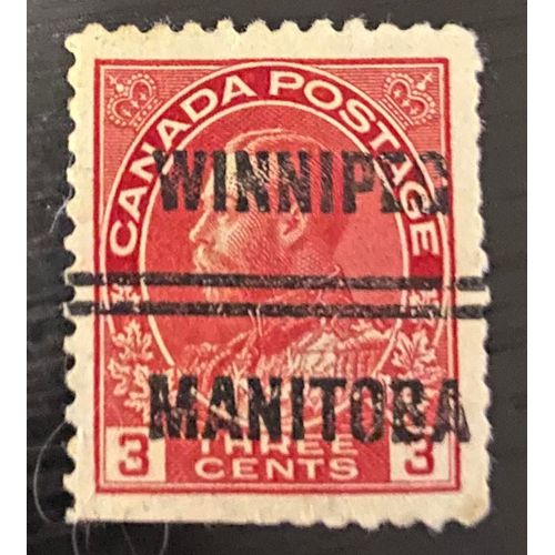 Timbre Préoblitéré Canada Winnipeg - Manitora