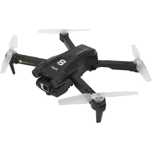 Drone Rc Avec Lumière Led Hd Double Caméra Zoom 50x Intelligent Pour Éviter Les Obstacles Quadrirotor Pliable Avec Détection De Gravité Pour Adultes Enfants Débutants-Marque Générale