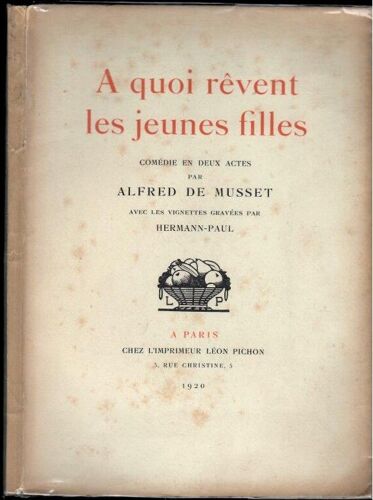 A Quoi Revent Les Jeunes Filles Comédie En Deux Actes