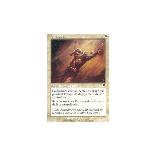 Entraves Invasion Magic Mtg