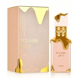 Eau De Parfum Eclaire De Lattafa ? 100 Ml ? Femme - Fleurs Blanches, Miel, Caramel, Lait, Sucre, Vanille, Praliné, Musc 