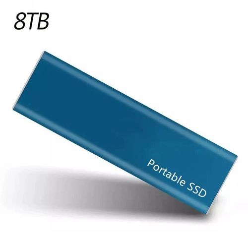 Xiaomi-Disque dur externe SSD,USB 3.1,USB Type-C,16 To,M.2,ordinateur portable,ordinateur de bureau,matin,mac,mémoire flash - Type Blue8TB
