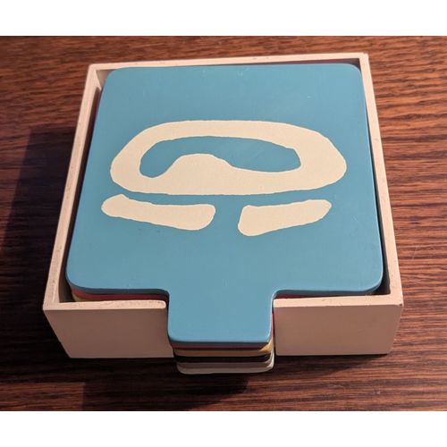 Sous Verre En Bois Colorés