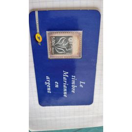 timbre Marianne en argent 999 millièmes Timbre : Le timbre Marianne en argent | WikiTimbres