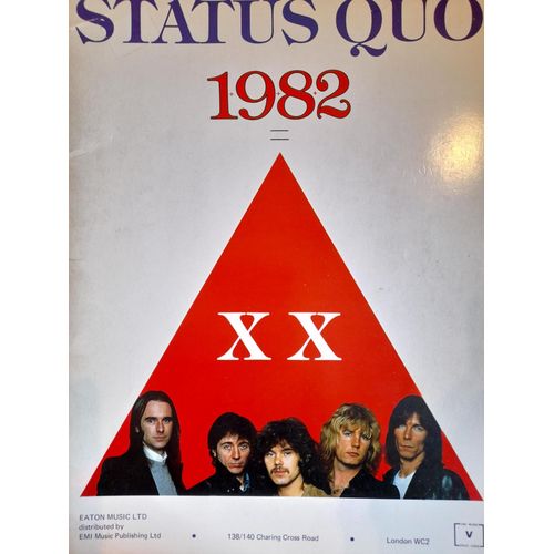 Status Quo 1982. Partitions Guitare Et Tablatures.