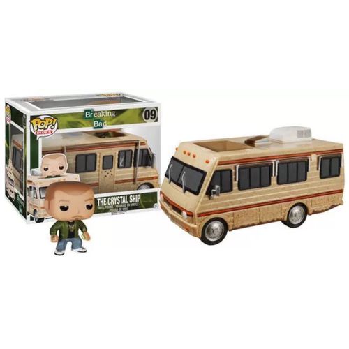 Funko Pop Camping Car Breaking Bad + Figurine Jesse Pinkman. The Crystal Ships #09. 