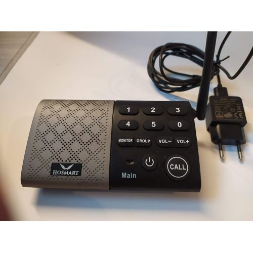 HOSMART HY-616M Interphone sans fil (MAIN) portable 6 canaux sécurisés Intercom DECT