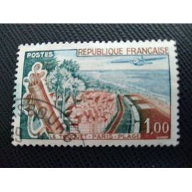 Timbre France Yt 1355 Le Touquet Paris Plage 1962 (020209 )