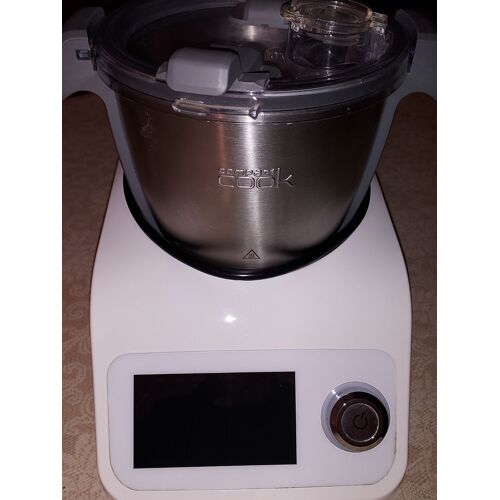 Robot cuiseur multifonction connecté Compact Cook - Cuit vapeur, râpe, pèse