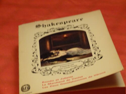 Shakespeare . . Romeo Et Juliette - Le Marchand De Venise - Les Deux Gentilshommes De Verone . . . Presente Par Jean Louis Curtis . . . Le Livre De Poche Classique . 1963 .