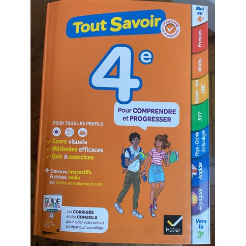 Tout Savoir 4e