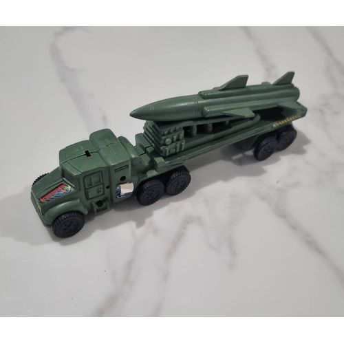 Camion Militaire Porte Missile Vert Kaki
