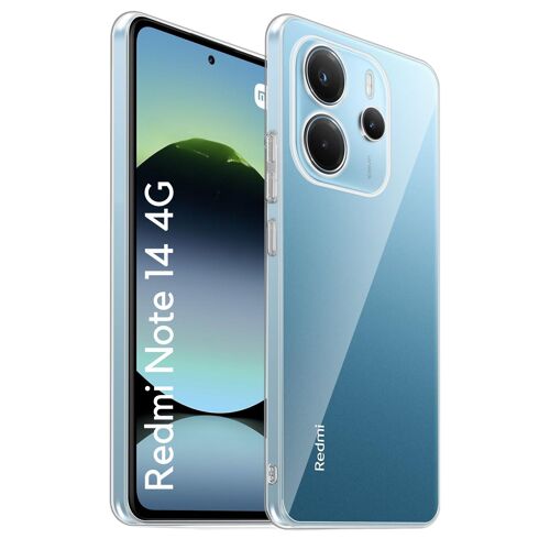 Coque pour Xiaomi Redmi Note 14 4G (Europe Version) - Silicone Gel TPU Transparent Protection Souple Ultra Mince Phonillico®