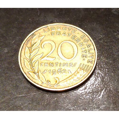 20 Centimes 1962 France