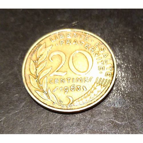 20 Centimes 1963 France