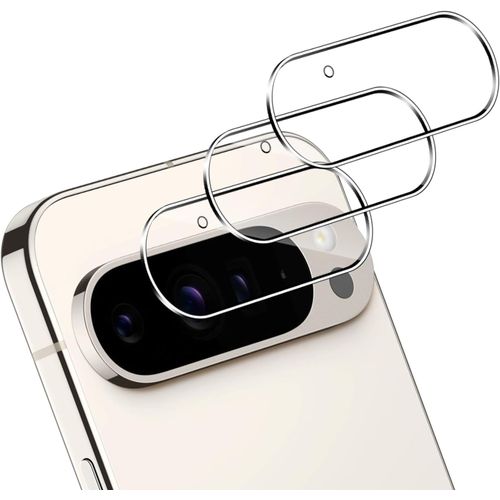 Caméra Arrière Protecteur Pour Google Pixel 9 Pro Xl, Dureté 9h Protection Objectif Caméra [3 Pièces], [Anti Rayures] Ultra Résistant Film Verre Trempé-Transparent