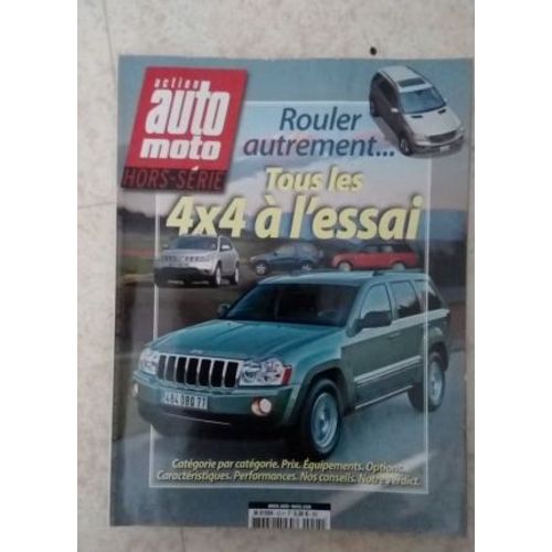 Action Auto Hors Serie 45 De 2005 Suzuki Jimny,Honda Crv,Hyundai Tucson,Kia Sportage,Land Rover Freelander,Nissan Xtrail,Subaru Forester,Suzuki Grand Vitara Xl7,Toyota Rav4,Alfa 156 Crosswagon,Audi Al