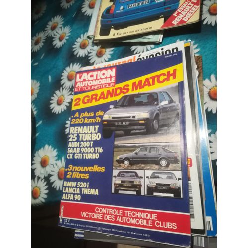 L Action Automobile 289 De 1985 Renault 25 V6 Turbo,Saab 9000 Turbo 16,Audi 200 Turbo,Cx Gti Turbo,Alfa 90,Bmw 520i,Lancia Thema,Ford Escort Rs Turbo,Espace Turbo Dx,Honda Civic Gt 1.5i,Boheme Oxygene
