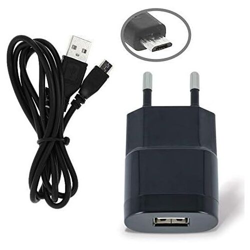 Forever Chargeur Secteur Usb 1a + Câble Pour Wiko Harry 2 Y50 View 3 Lite Y60 Y80 View 3 View Max Lenny 5 Sunny 2 Sunny 3 Jerry 2 Tommy 3 View Lite View 2 Plus View Et +