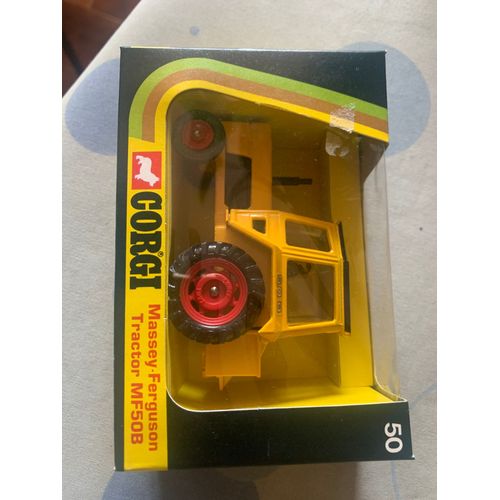 Tracteur Massey Ferguson Mf 50 B Corgi Made In Gb Neuf Avec Boîte-Corgi