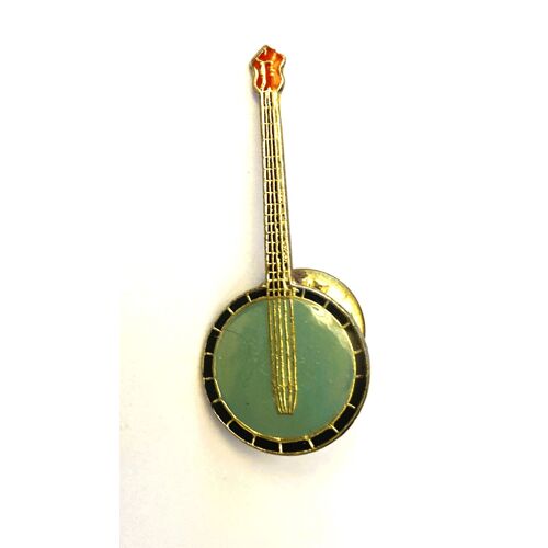 Pins Musique Banjo / Signé Shell