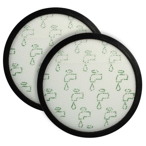 vhbw 2x Filtre compatible avec Rowenta RO4825EA aspirateur - filtre de sortie d'air, noir / blanc
