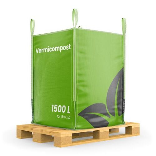 Humus De Vers - 1500 L Pour 1500 M2 - Lombricompost De Haute Qualité Pour Plantes - Engrais Et Amendement Naturel, Riche En Nutriments - Organifer