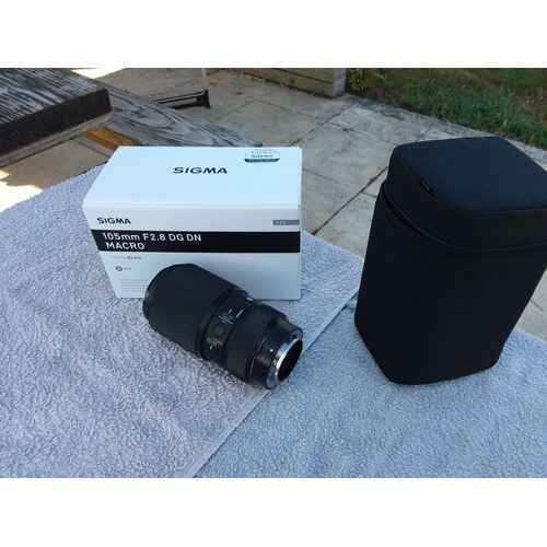 Objectif sigma 105mm f2.8 dg dn macro