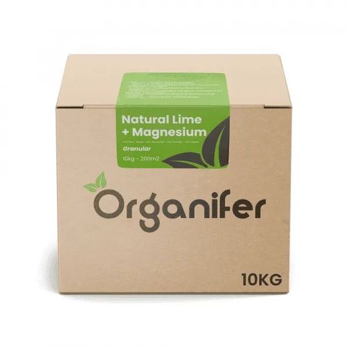 Granulés De Chaux De Jardin - 10 Kg Pour 200 M - Engrais À Base De Chaux Efficace Contre La Mousse Et Les Mauvaises Herbes - Optimise Le Ph Et Favorise Une Croissance Saine Des Plantes - Organifer