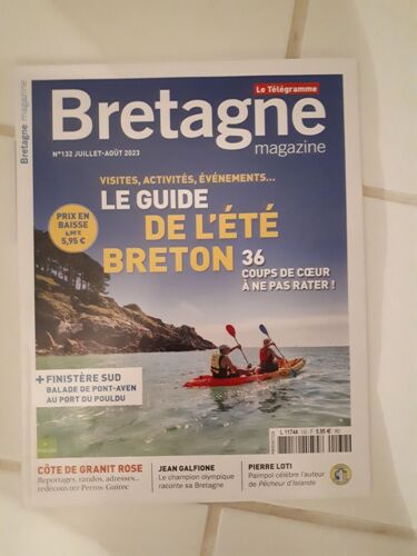 Bretagne Magazine N°132 Juillet Août 2023. 36 Coups De Coeur A Ne Pas Rater.
