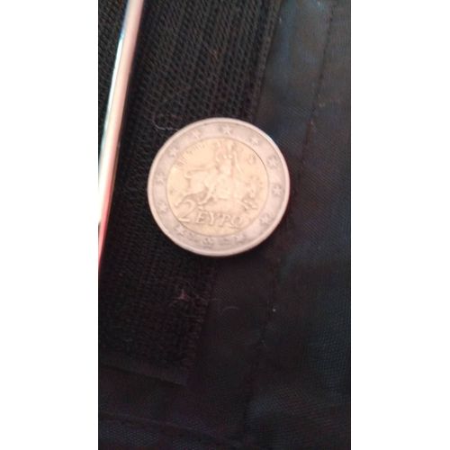 Pièce 2euro Grece De 2002 Av Étoile Sur Croix
