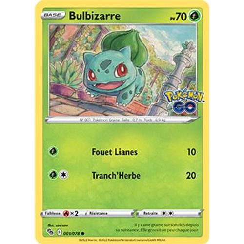 Bulbizarre - 001/078 - Pokemon Go