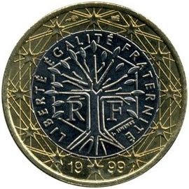 Pièce 1 Euro 1999 France