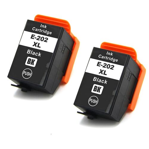 Cartouche d'encre 202xl Pour Epson 202xl Pour Epson Expression Premium XP6000 XP-6100 XP6105 XP6005 XP6005 Imprimante - Type 2pcs Black