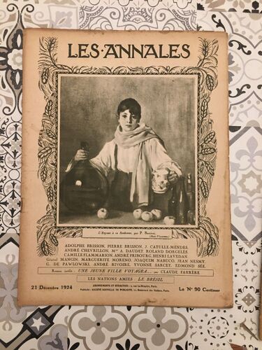 Les Annales De 21/12/1924